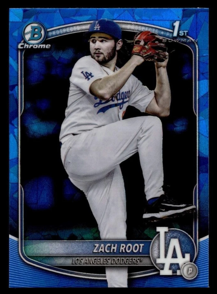 Zach Root 1st Bowman Sapphire 2025 Draft BDC-22 Dodgers 💎