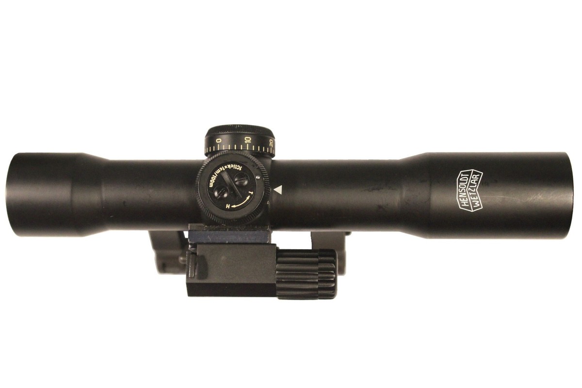 Rare German HK Hensoldt Wetzlar Fero Z24 Sniper Rifle Scope w