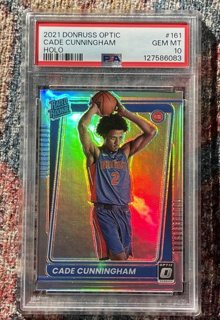 2021-22 Panini Donruss Optic - Rated Rookie Cade Cunningham #161 Holo Prizm (RC)