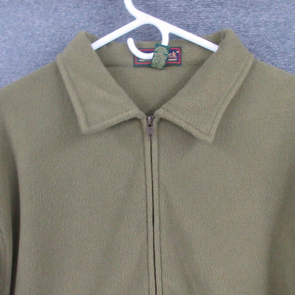 Chaqueta Cross Creek De Colección Para Mujer M Verde Polar Cremallera Completa Cuello Manga Larga Foto 2 de 4