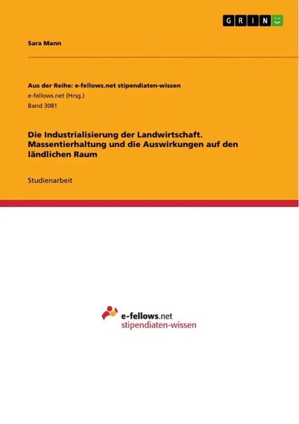 Sara Mann | Die Industrialisierung der Landwirtschaft. Massentierhaltung Und...-image