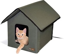 Outdoor Cat House for Outside Community Cats Strays and Ferals Insulated Shelter