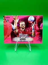 Connor Norby 2025 Topps Stadium Club Rookie Pink # 149 Miami Marlins RC