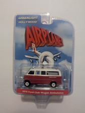 Greenlight Hollywood Airplane Movie 1970 Ford Club Wagon Ambulance 1:64
