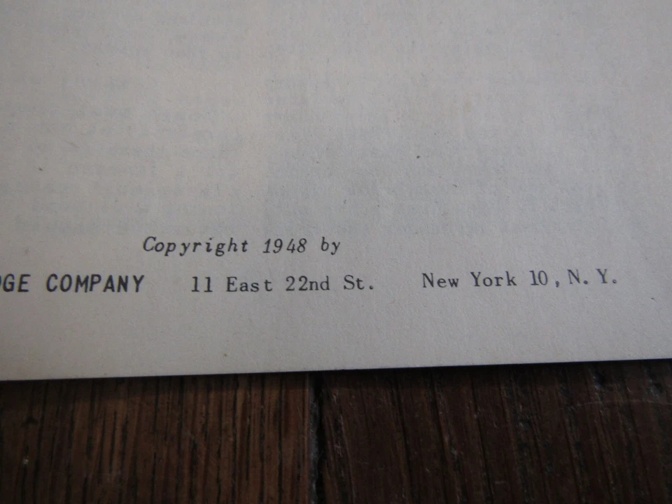 Vintage 1948 Autobridge Company NYC- Autobridge Bridge Card Game- Made in USA - Image 4 of 4