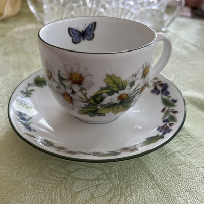 1990 Royal Worcester Worcester Herbs Tea Cup And Saucer (25 Available)