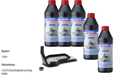 5 L Liqui Moly ATF III VAICO Getriebeölfilter für Chevrolet Trailblazer 4.2 AWD
