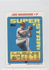 1990 Topps Super Star Sticker Back Cards Joe Magrane Tom Browning Steve Farr 0b4