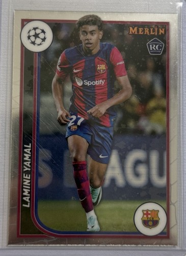 Lamine Yamal 2023-24 Topps Merlin UEFA Club Rookie FC Barcelona World Cup