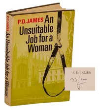 Product Image: P D JAMES / UNSUITABLE JOB FOR A WOMAN Signed First Edition 1972 #207351