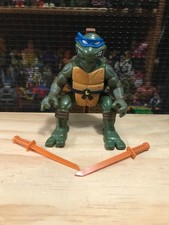 TMNT Somersault Samurai Leo Ninja Power Action Vintage Figure Playmates 1993