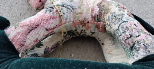 Vintage Wang Int'L Stofftier Plüsch Schaukelpferd, 12 Zoll x 12 Zoll, Gobelin Stoff, PO! - Bild 6 von 10