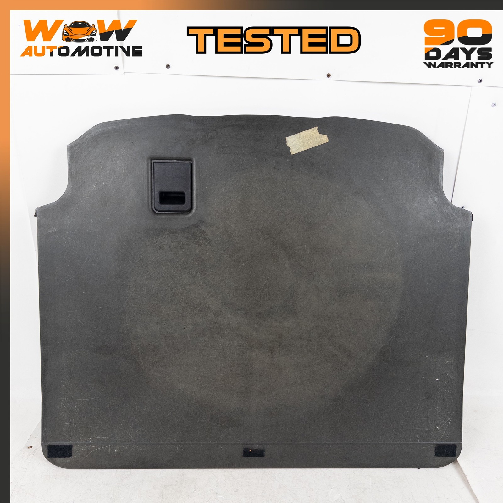 04-12 BENTLEY CONTINENTAL GT REAR TRUNK SPARE TIRE COVER PANEL BLACK OEM