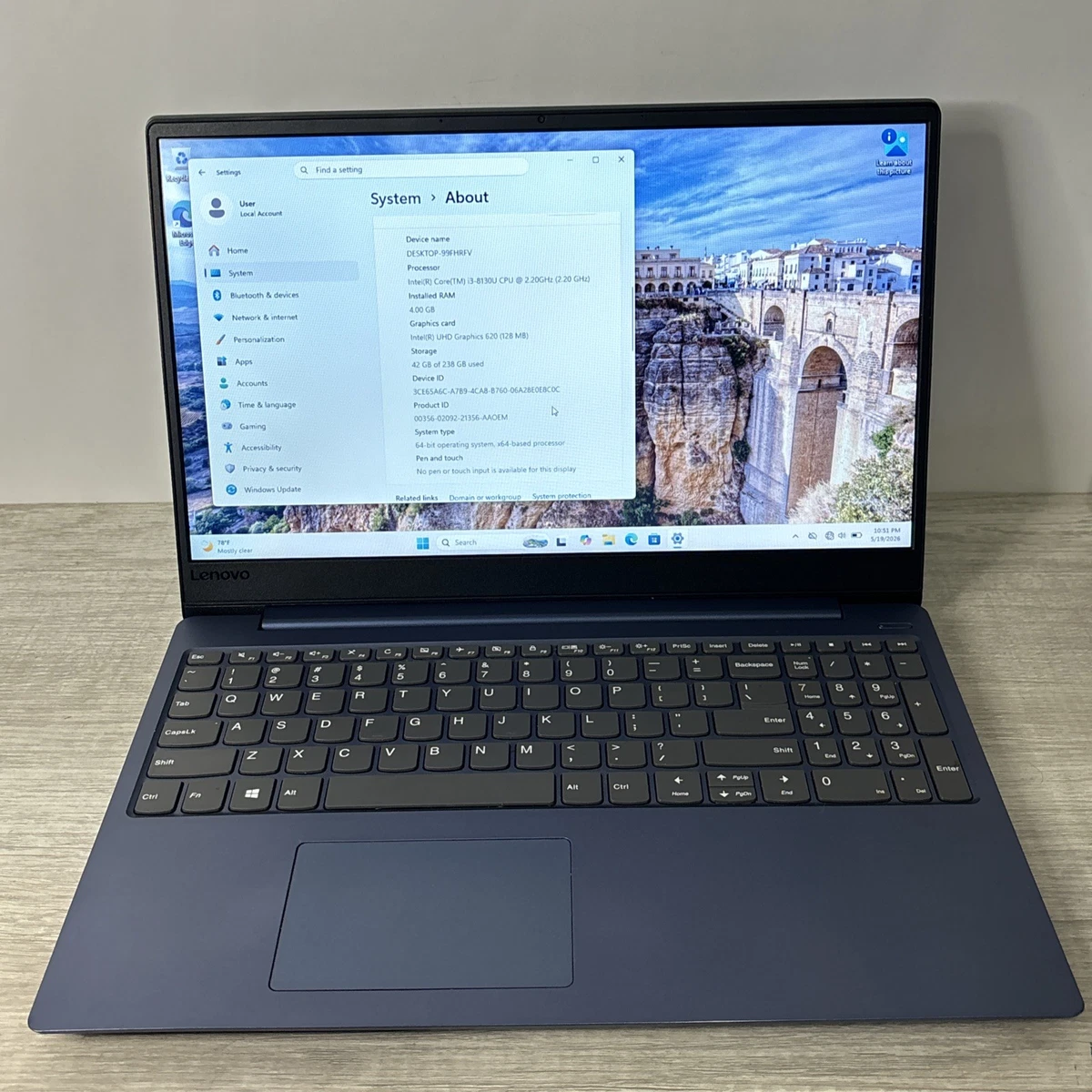 Lenovo Intel Core i3 8th Gen PC Laptops & Netbooks for sale - eBay