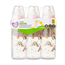 Parent’s Choice Baby Bottles 9 oz 3 Pack Standard Neck Newborn 0+ Months