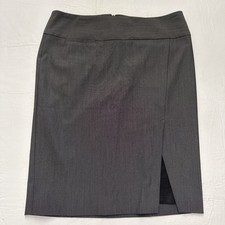 Express Design Studio Lined Pencil Skirt, Knee Length Career Office Size 2 Blk