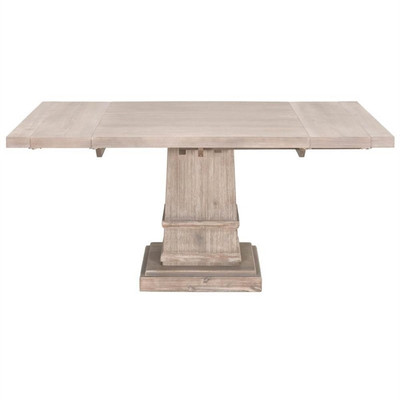 Essentials For Living Traditions Hudson Wood 44'' Dining Table in Gray