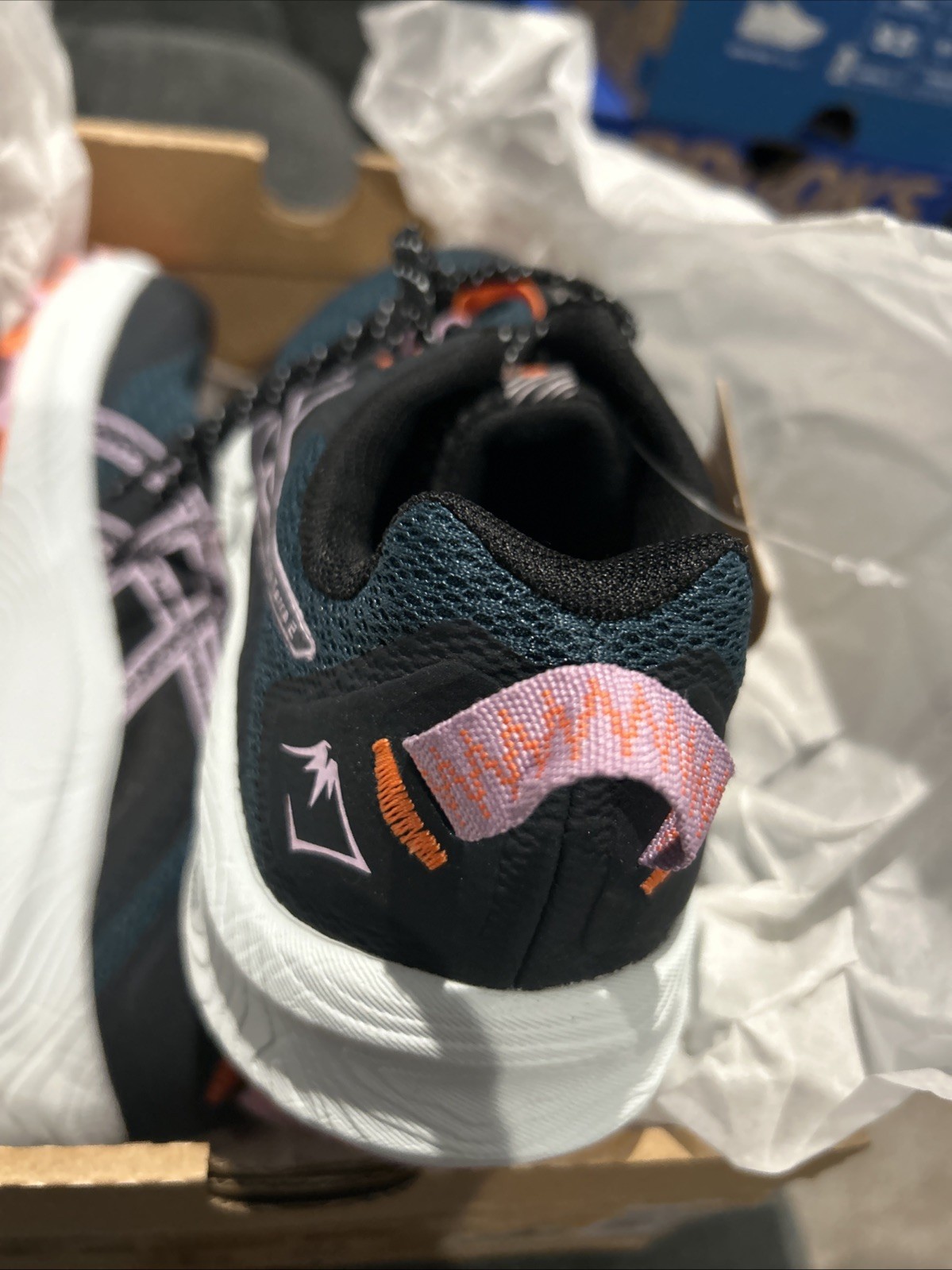 ASICS Trabuco Terra 2 Black Green 1012B427. Women's Shoes Size 8 thumbnail 3