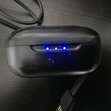 JLAB JBuds AIR Black Wireless Bluetooth Earbuds w/ Charger Case TESTED/WORKING