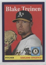 2019 Topps Archives 1958 Design Purple 170/175 Blake Treinen #92 10m3