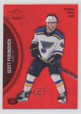 2021-22 Skybox Metal Universe Rookies PMG Red 51/100 Scott Perunovich #171 0n1w