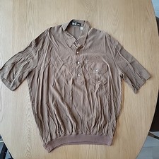 Vintage Alan Stuart Brown Heather Neutral Banded Waist Mens Size 2XL 2XT