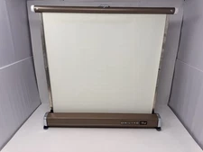 Vintage Da-Lite Handy Slide Projector Screen White 18.5” x 17”