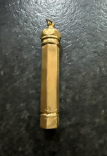 New in Box Vintage Brass Needle Case Screw-Ca...
