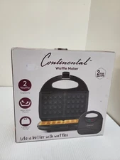 Continental Waffle Maker - Non-Stick Plates With 2 Waffle Capacity CE23849