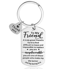 Ouligay Best Friend Birthday Gifts for Women Friendship Keychain, Friends