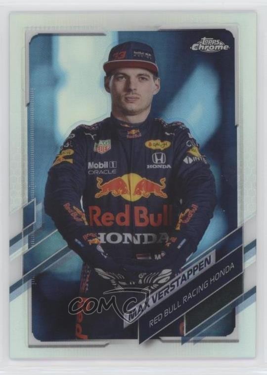 2021 Topps Chrome Formula 1 F1 Racers Refractor Max Verstappen #3 11ur