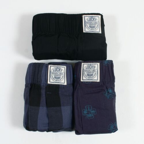 Lucky Brand Confezione da 3 Boxer Tessuto Cotone Super Morbido Taglia XL (40-42) - Foto 2 di 3