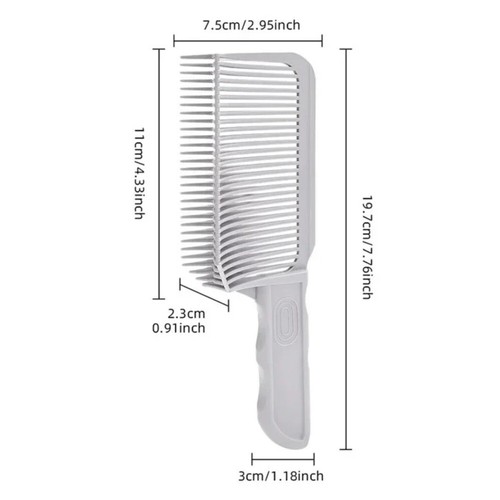 Barber Fade Comb Hair Cutting Tool for Men – Flat Top Comb for Gradient Styles - Picture 9 of 12