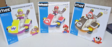 Lot Of 3 KNEX Mario Kart 8 Mario Kart Building Sets Mario, Mario, Shy Guy B23