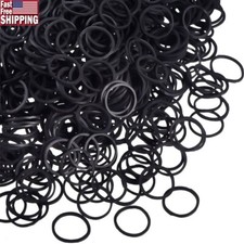 1000 Mini Rubber Bands Soft Elastic Hair Ties Kids Hair Styling Braiding New