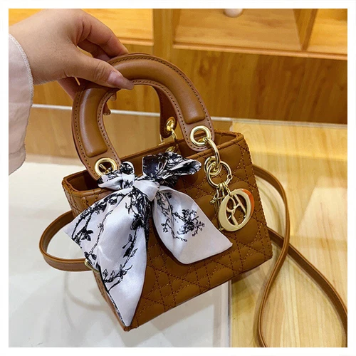 Nuova sciarpa di seta da donna piccola borsa messenger borsa borsetta borsa pendolare UK. - Foto 8 di 30