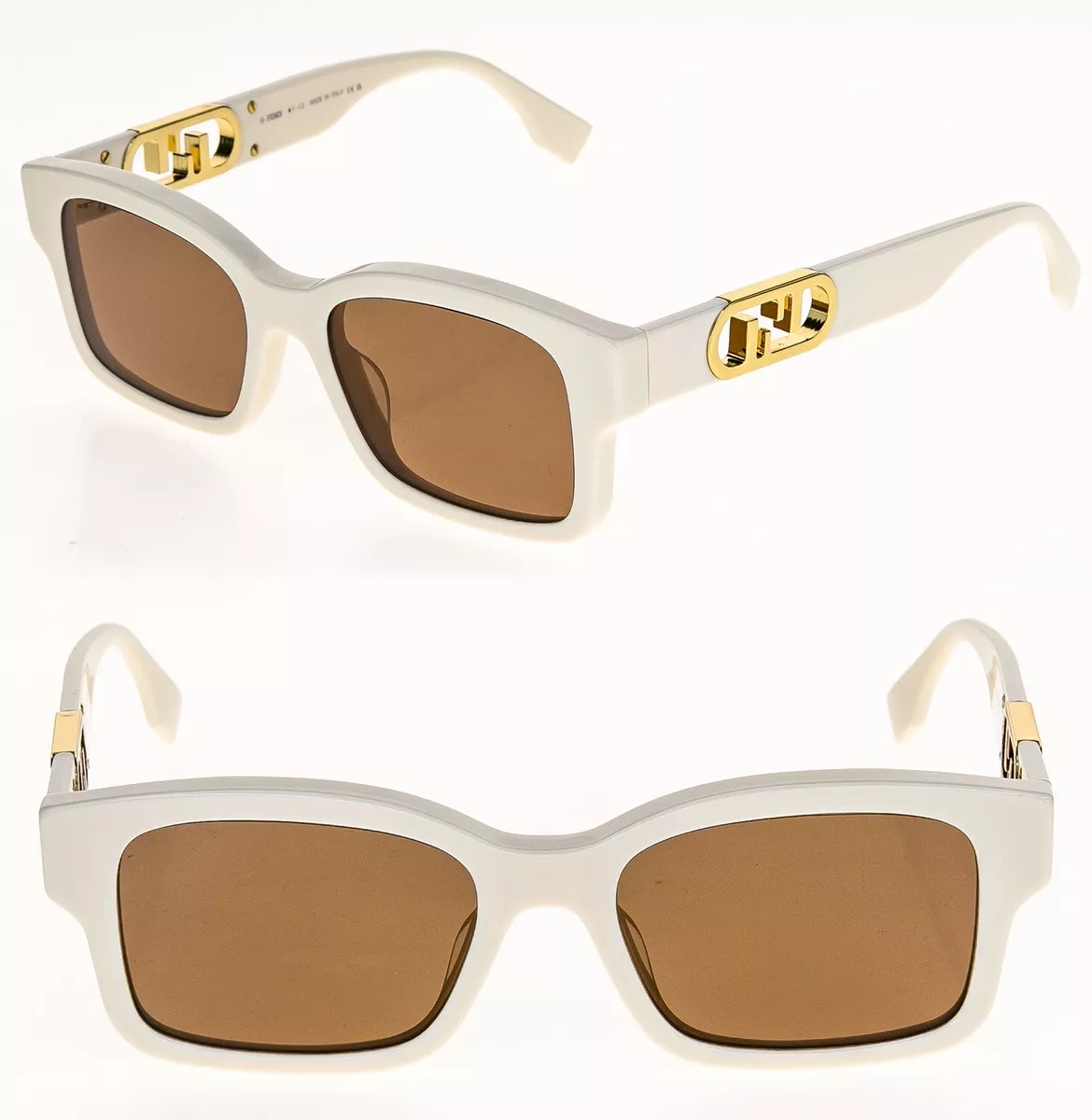 Fendi O'Lock Flat-Top Sunglasses