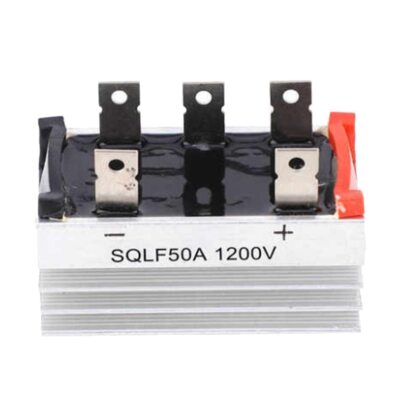 4Pcs 3-Phase Bridge Rectifier with Heat Sink SQLF50A 1200V Electric Diode Module
