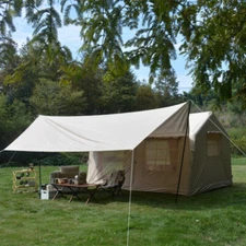 9.8 x13Ft Inflatable Camping Tents w/Hand Pump Easy Setup Waterproof & Windproof