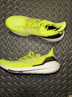 adidas UltraBOOST 21  Solar Yellow  Men's 10.5