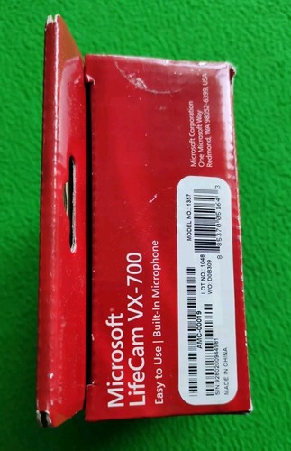 Microsoft LifeCam VX-700 Webcam Microphone included UK - Afbeelding 3 van 11