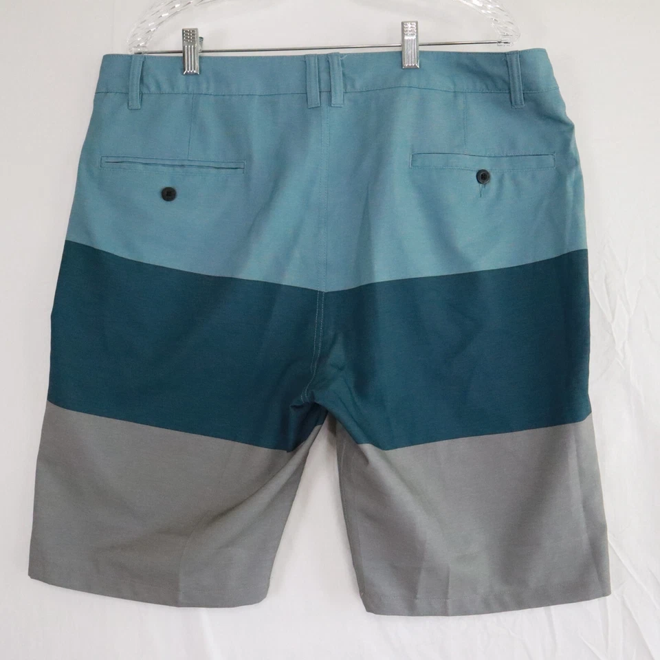 Rip Curl Shorts Mens 38 Boardwalk Chino Hybrid Walk Surfer Beach Swim Striped - Image 2 of 4