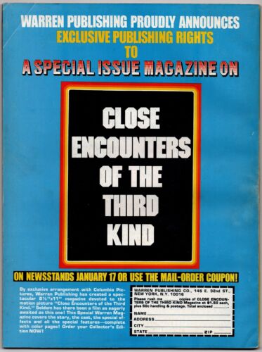 Famous Monsters of Filmland No 141 Mar 1978 (FN/VFN) (7.0) Warren B&W Magazine - Picture 2 of 2