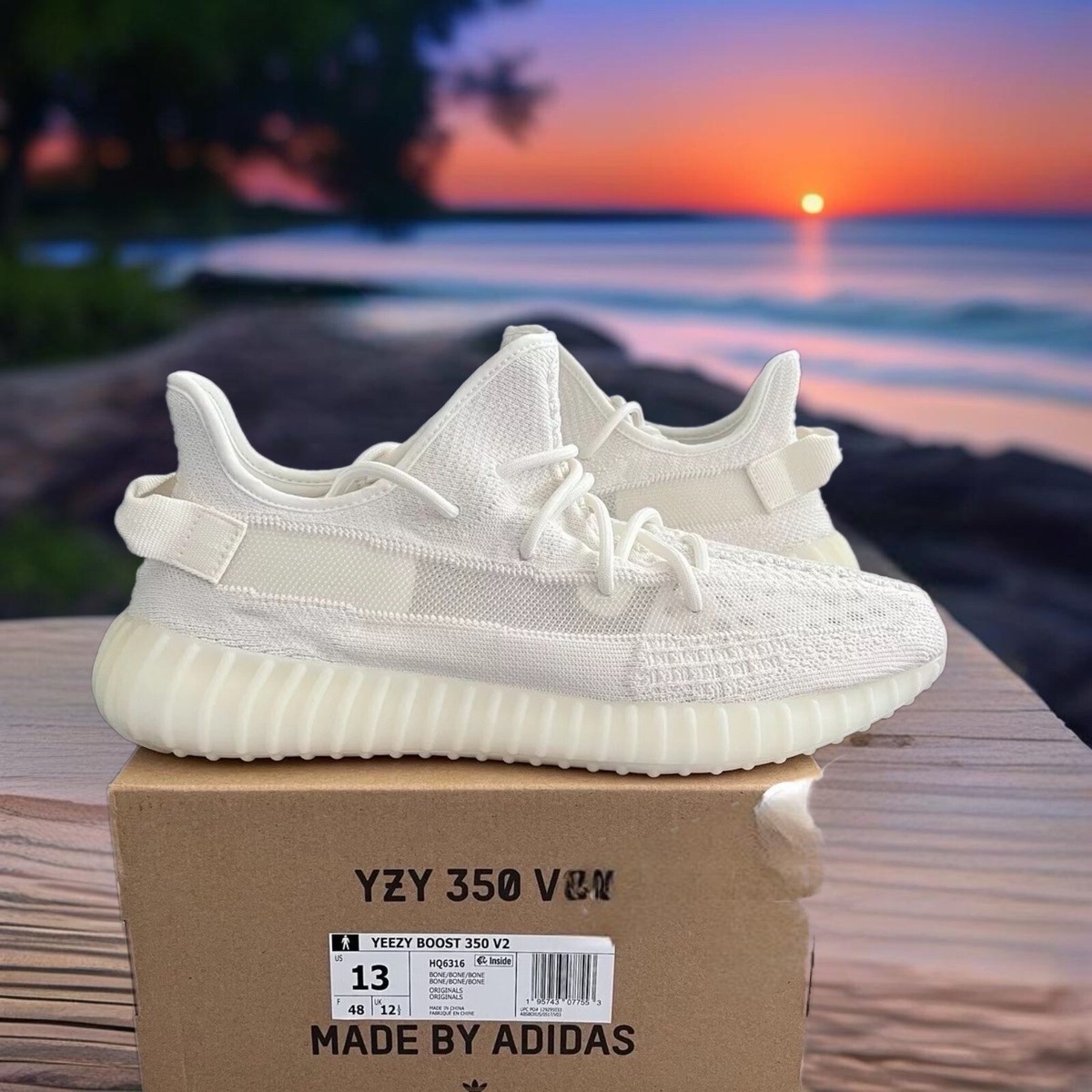 New Yeezy bone bone size 13 Yeezy Slide  main image 2