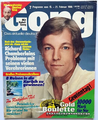 Gong 1986 7 Richard Chamberlain Manfred Krug Die Goonies TV Programm