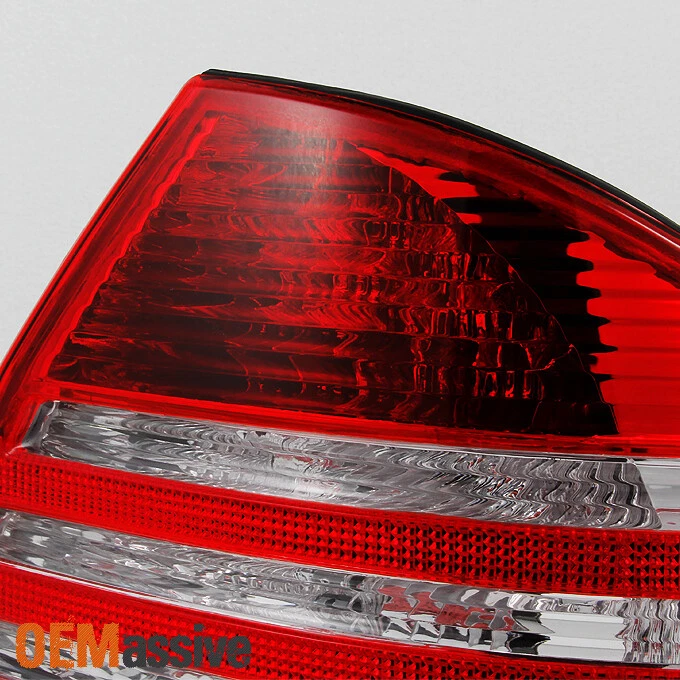 Lâmpadas de freio traseiras traseiras vermelhas claras Fit 00-05 Benz S-Class W220 S320 S350 - Imagem 3 de 4
