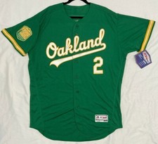 Majestic AUTHENTIC 56 3XL, OAKLAND A'S, KRIS DAVIS, FLEX BASE ON FIELD Jersey
