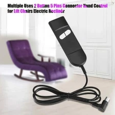 Tranquil ease 2Button Hand Control Remote Lift Chair Recliner 90° 5pin connector