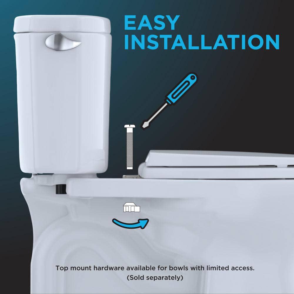 TOTO High-Impact Plastic Elongated Closed Front Toilet Seat
