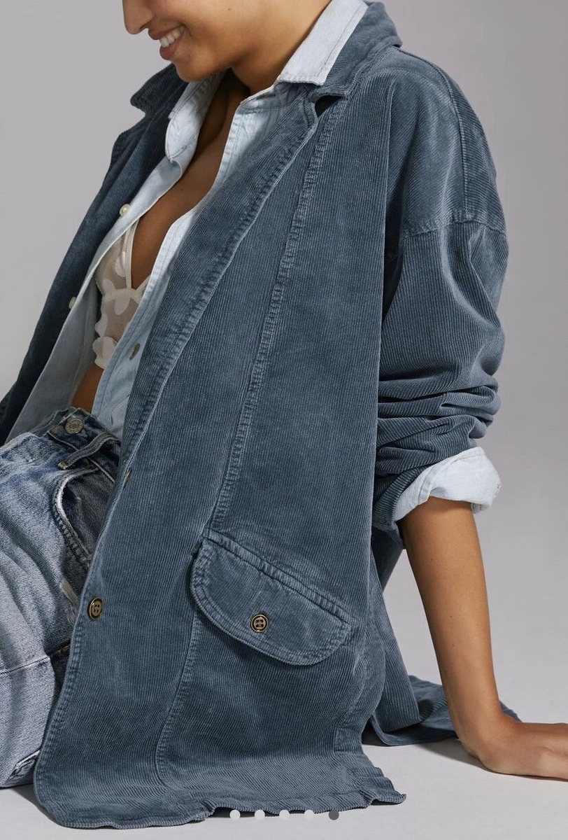 Oversized corduroy cheap blazer